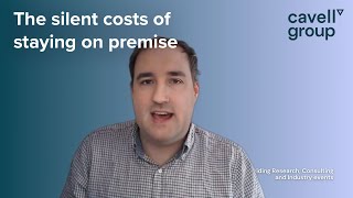 The hidden costs of not moving to the cloud!