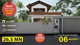 Tropical House Design By Ark Construction | Modern House Design Sri Lanka 2023 | Luxury House Design