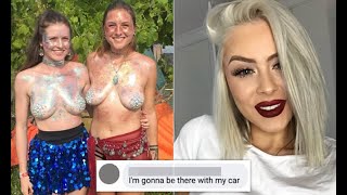 Trolls threaten women in Auckland glitter boobs march