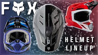 Fox Racing Motocross Helmet Lineup