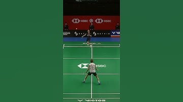 Cận cảnh kỹ thuật chém cầu thi đánh đơn nam cầu lông #badminton #caulong
