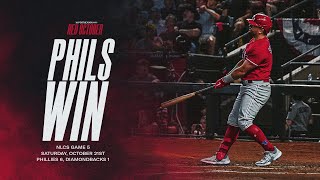 Phillies vs. D-backs Game 5 Highlights (10\/21\/23) | MLB Highlights