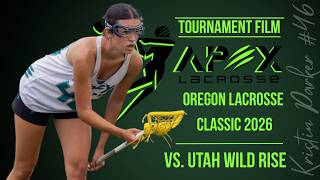 2026 Oregon Lacrosse Classic - Game Film vs Utah Wild