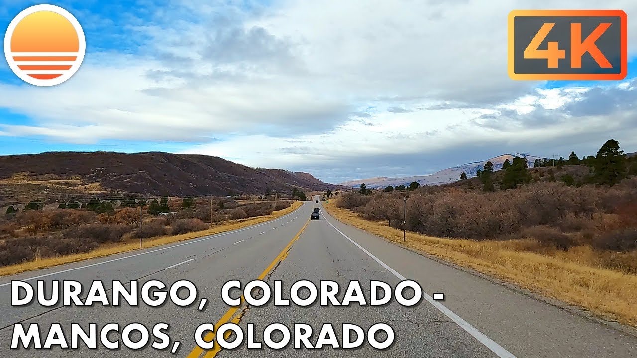 🇺🇸[4K60] Durango, Colorado to Mancos, Colorado! 🚘 Drive with me! YouTube