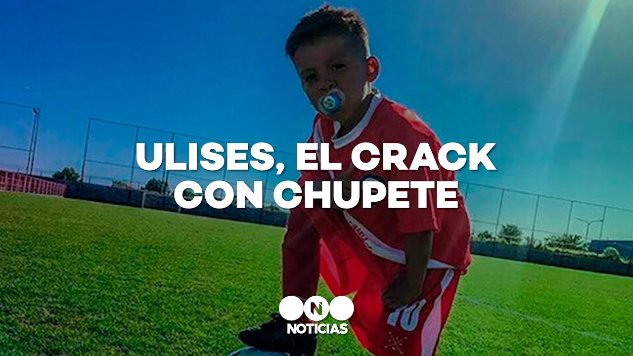 ULISES, EL NENE DE 6 AÑOS que la ROMPE JUGANDO al FUTBOL - Telefe Noticias