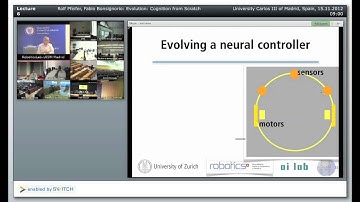 Lecture 6/10: Evolution: Cognition from Scratch [SHAIL 2012]