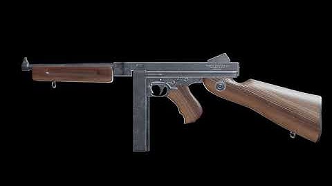M1A1 Thompson 3D Model