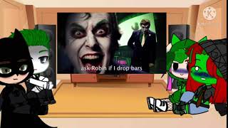 Batman,ivy,harley \& joker reacts to ??? [Read desc]