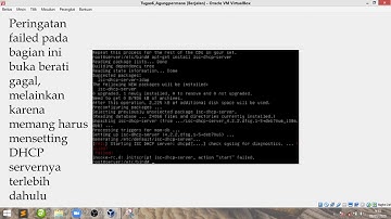 Konfigurasi DNS dan DHCP pada Oracle Virtualbox
