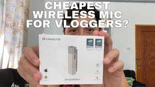 Sabinetek SmartMike plus Unboxing & Demo | Cheapest Wireless Mic for Vloggers? (Tagalog)