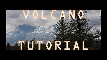 Natron Tutorial: Volcano Eruption: Part 1 - Matte Painting
