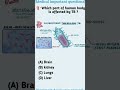 which part of human body is affected by TB #neetaspirents #neet #biology #youtubeshorts