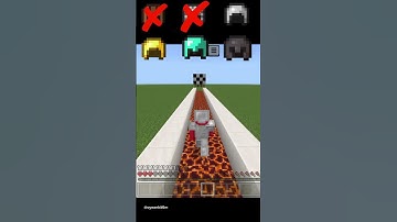 Magma block vs saving Armor #minecraft #meme #shorts