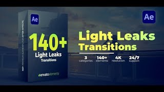 Light Leaks Transitions | After Effects Template
