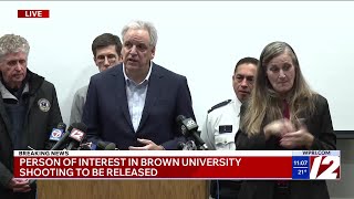 Rhode Island AG Peter Neronha on the person of interest's name being leaked