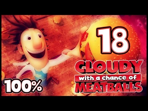 Cloudy With A Chance Of Meatballs Walkthrough Part 18 -- 100% (PS3, X360, Wii) ACT 4 - 3