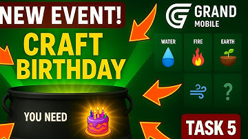 🔥NEW EVENT! How to CREATE BIRTHDAY HAPPY BIRTHDAY EVENT Life Simulator! in Grand Mobile RP