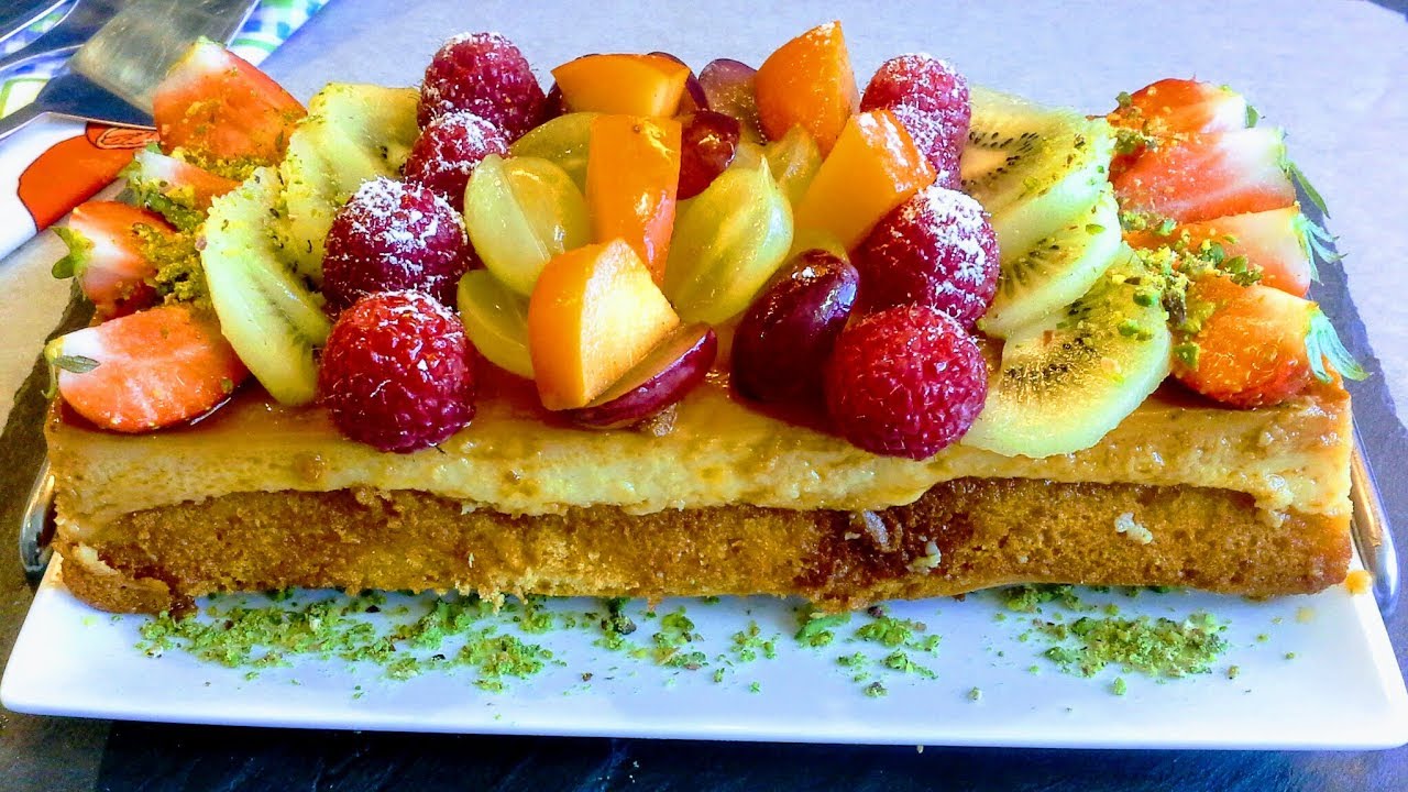 اروع فلان كيك بالكراميل بمكونات بسيطة ومداق لايقاومCaramel flan cake😘