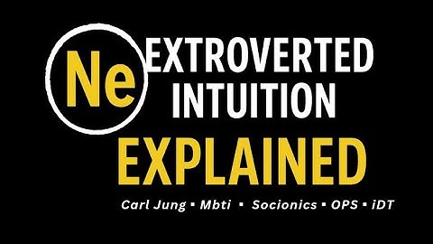 Extroverted Intuition (Ne) defined by : Jung vs Mbti vs Socionics vs OPS vs iDT #mbti #carljung