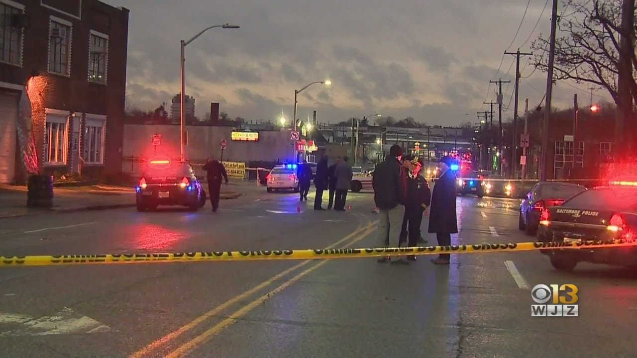 City Police Investigate Shootings Across Baltimore Tuesday YouTube
