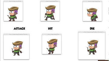 Animated Characters: Archer - 2D Game Graphics and Game Sprites