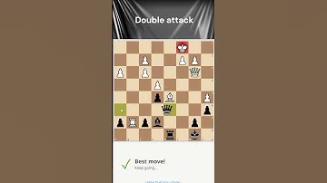Double attack  #chess #chesstactics#chesspuzzle #puzzle #tactics