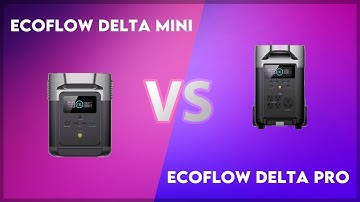 EcoFlow Delta Mini vs EcoFlow Delta Pro Technical Comparison