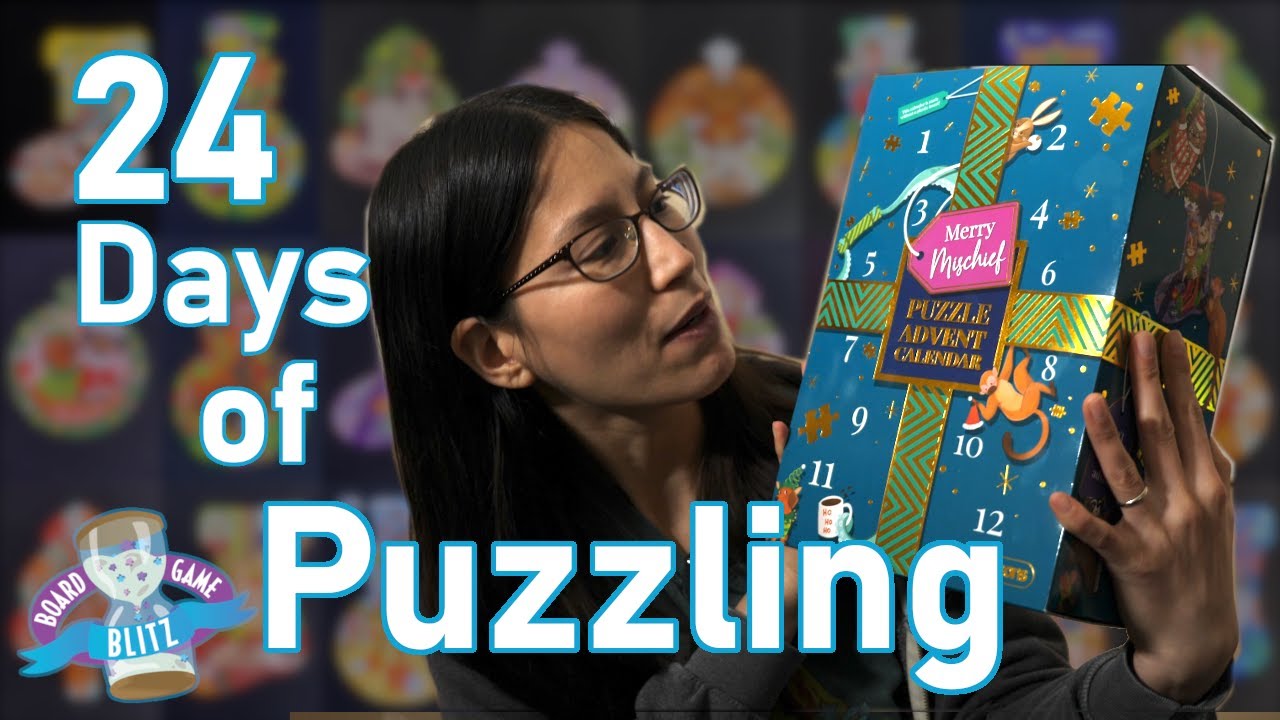 I Completed My First Jigsaw Puzzle Advent Calendar YouTube