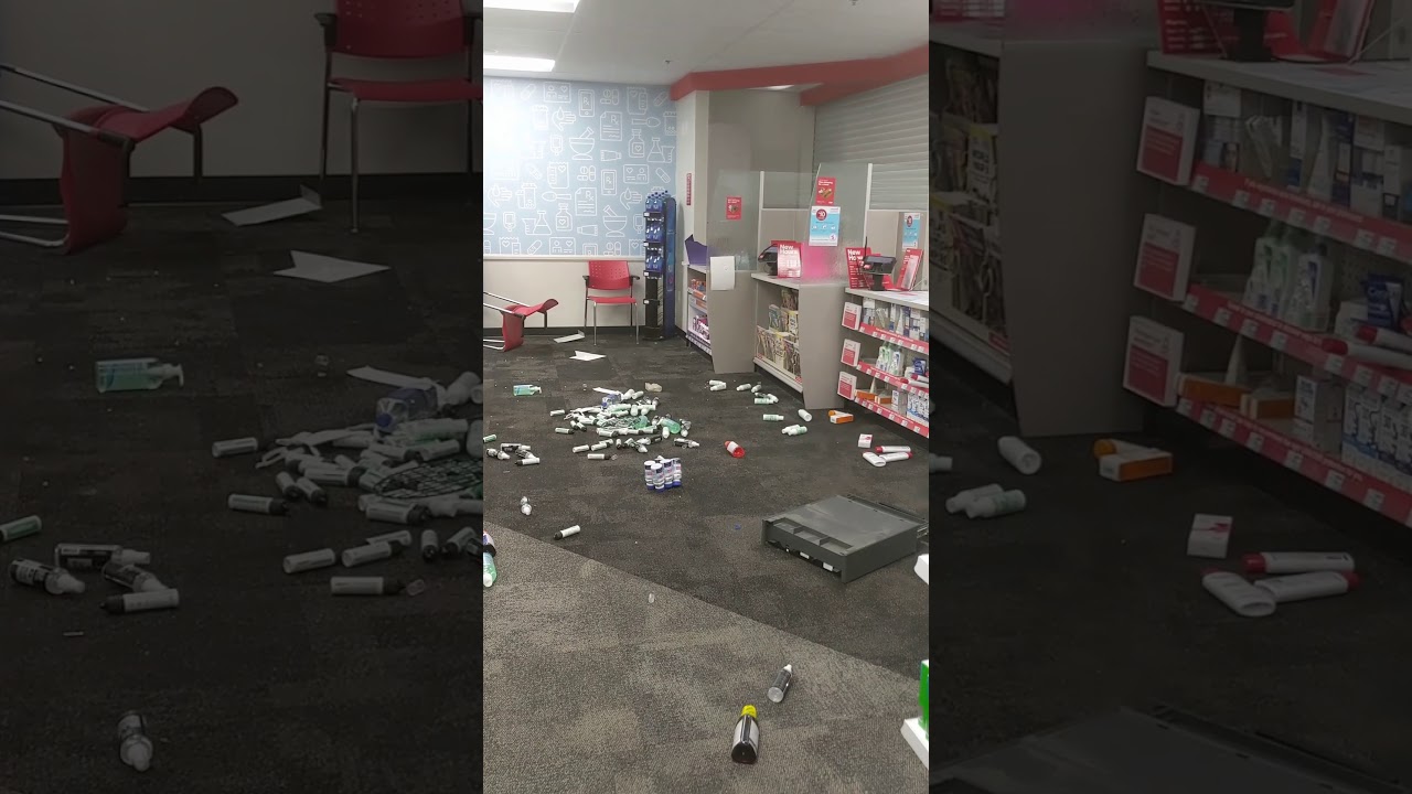 LOOTED DESTROYED CVS