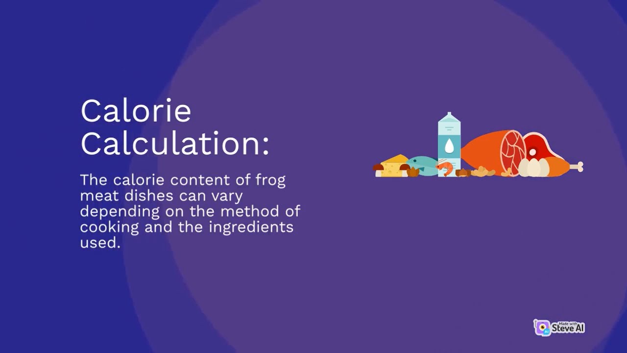 How to Calculate Calories for Each Mouthwatering Meal with Frog Dishes