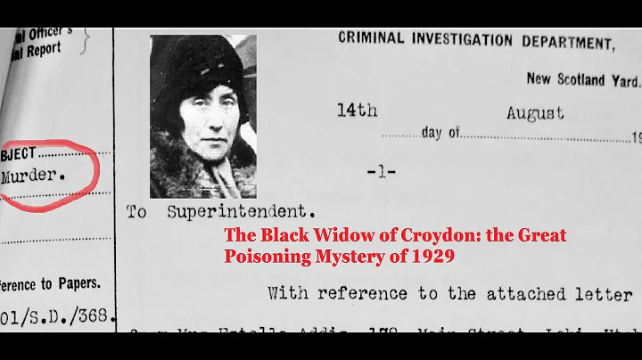 The Black Widow of Croydon: the Great Poisoning My...