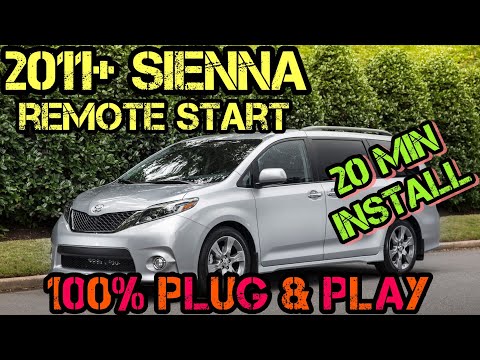 2011+ Toyota Sienna 100% Plug & Play Remote Start - FULL INSTALL