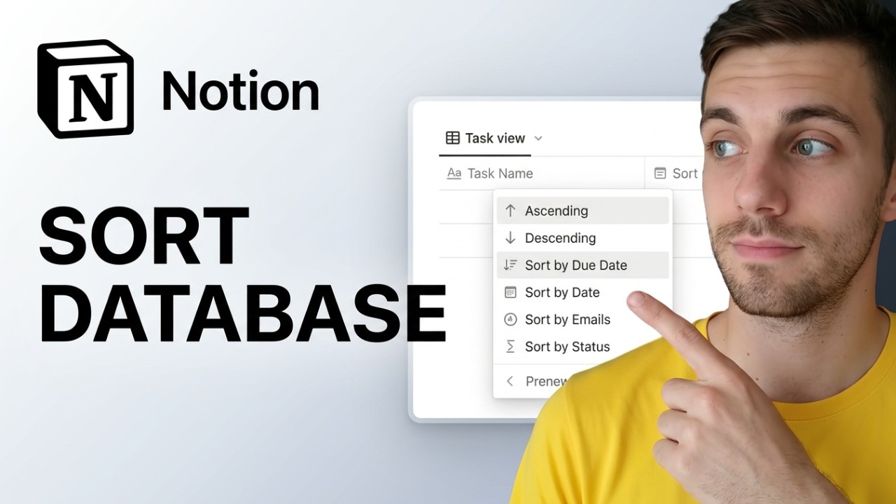 Notion Sort Table How to Sort Database in Notion 2026 (Sort Notion Database by Date, Name ...