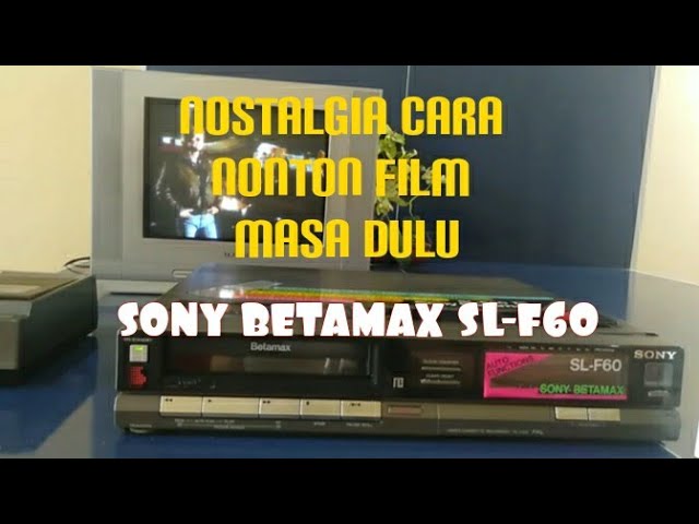 UNBOXING SONY BETAMAX SL-F60 VIDEO PLAYER JADUL #nostalgia #videocassette #jadul class=