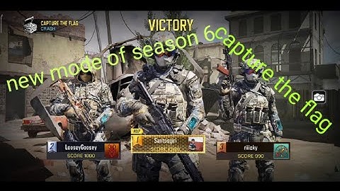 Playing capture the flag mode in call of duty