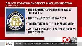 GBI investigating officer-involved shooting in Brooks County