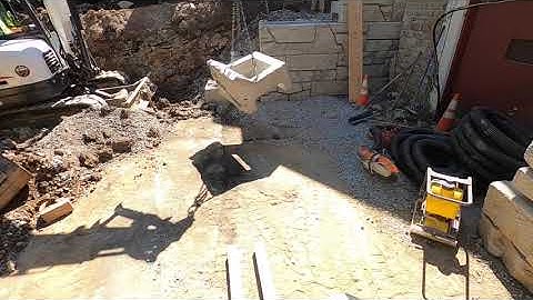 Chains of Steel- Verti-Block Retaining wall build