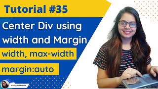 Famous CSS Tutorial: Center element using Width and Margin | Tutorial #35 Profile