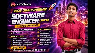 🚀 Software Engineer (Java) Hiring at Amdocs | Pune/Gurgaon | Apply Now | #Amdocs #JavaDeveloper