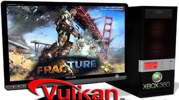 XENIA Xbox 360 Emulator - Fracture (2008). Ingame. Vulkan api. Test #2