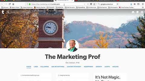 Tumblr URL to Google Analytics