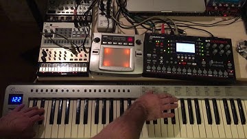 Korg volca keys with octatrack