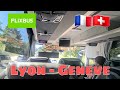 Flixbus Lyon to Geneve | France - Switzerland Bus Trip Report
