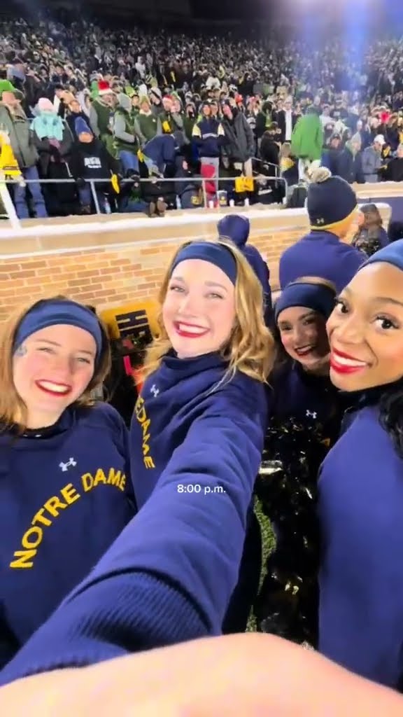 A day in my life with Notre Dame cheerleader ? (via @molsnook/TT)