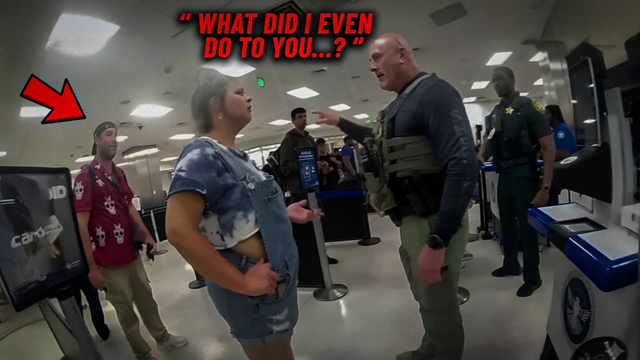 Drunk Couple's Airport Arrest Goes HORRIBLY WRONG! - YouTube