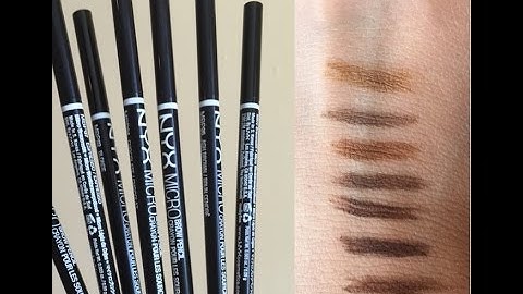 NYX micro brow pencil. Brow wiz dupe