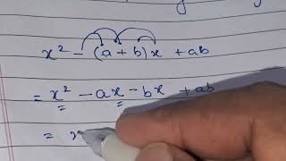 x² - (a+b)x + ab | CLASS 9 MATHS ICSE MATHEMATICS| EX-4C | CHAP-4 CONCISE MATHEMATICS