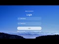 Login form in html  css  transparent login form