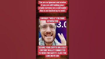 SECURE YOUR CRYPTO ON A SELF CUSTODY WALLET CONNECTED TO WEB3 FOR SAFETY. CLICK THE LINK ON MY BIO👆