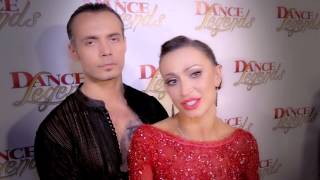 Slavik Kryklyvyy \& Karina Smirnoff Interview at Dance Legends 2014